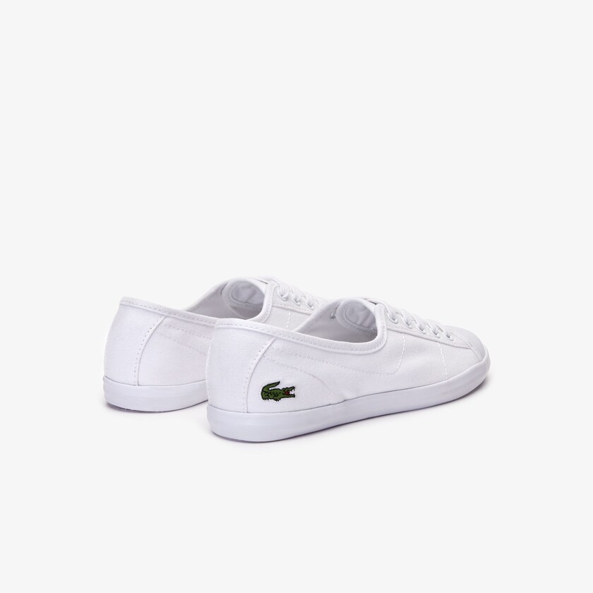 Women's Lacoste White Sneakers Ziane Canvas ML7-31473C1