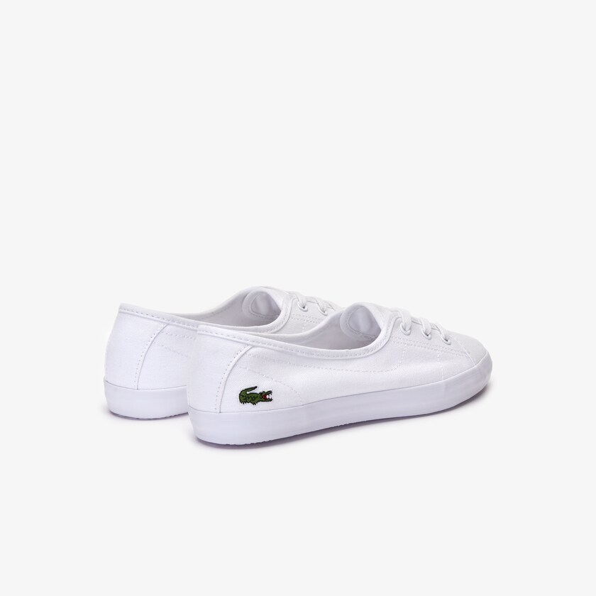 Women's Lacoste White Sneakers Ziane Chunky Canvas EL8-83428W5