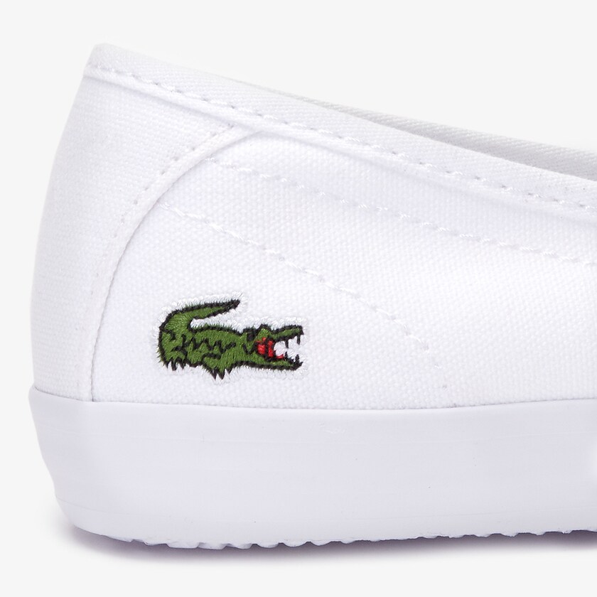 Women's Lacoste White Sneakers Ziane Chunky Canvas EL8-83428W5