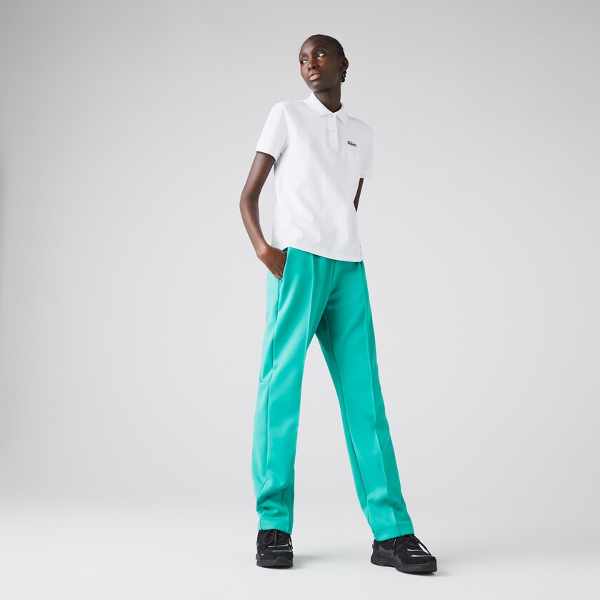 Women's Lacoste White Polo Shirts x National Geographic Cotton Piqué SU7-13831N8