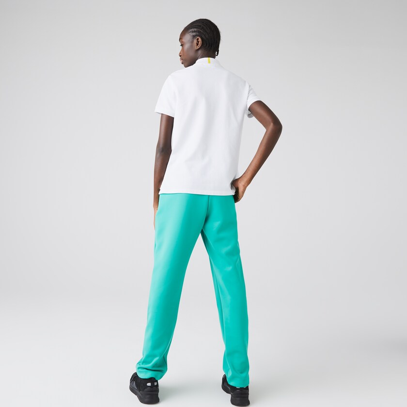 Women's Lacoste White Polo Shirts x National Geographic Cotton Piqué SU7-13831N8