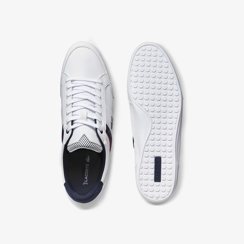 Men's Lacoste White / Beige Sneakers Chaymon Textile and Synthetic DM1-60206N5
