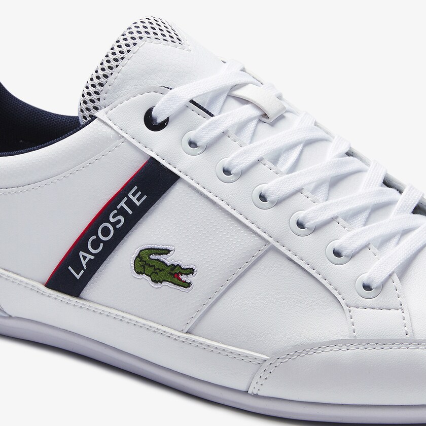Men's Lacoste White / Beige Sneakers Chaymon Textile and Synthetic DM1-60206N5