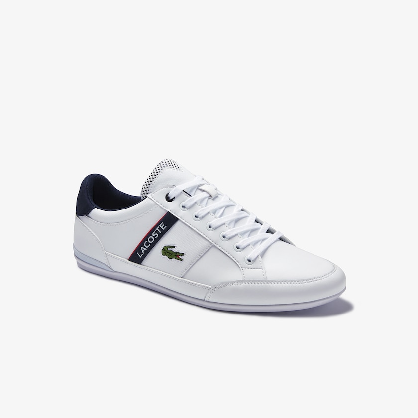 Men's Lacoste White / Beige Sneakers Chaymon Textile and Synthetic DM1-60206N5
