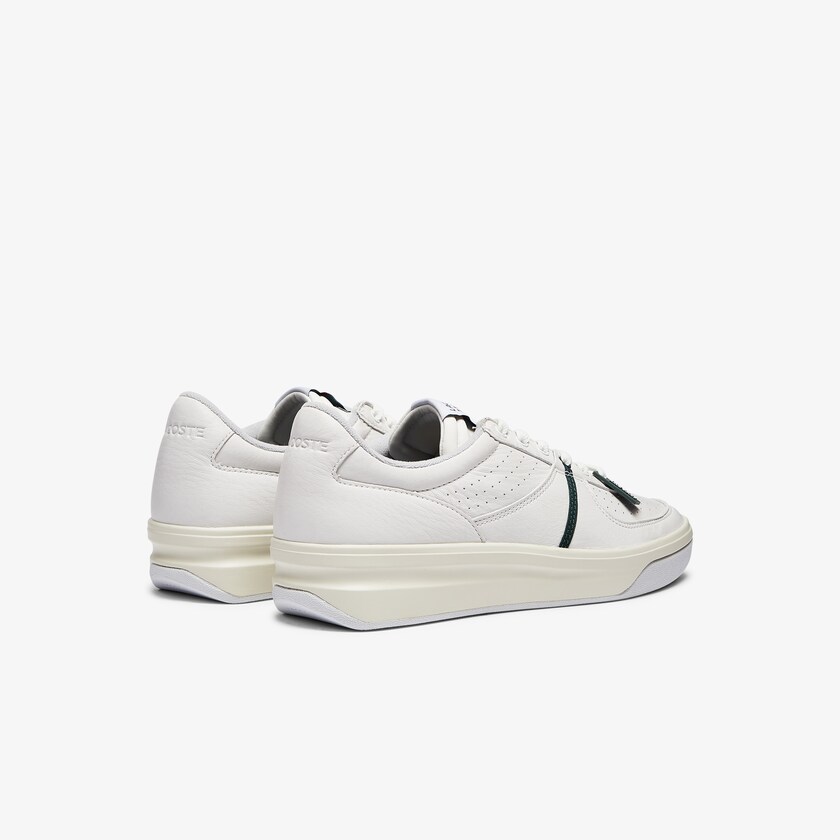 Men's Lacoste White / Beige Sneakers Quantace Leather PX1-58635N8