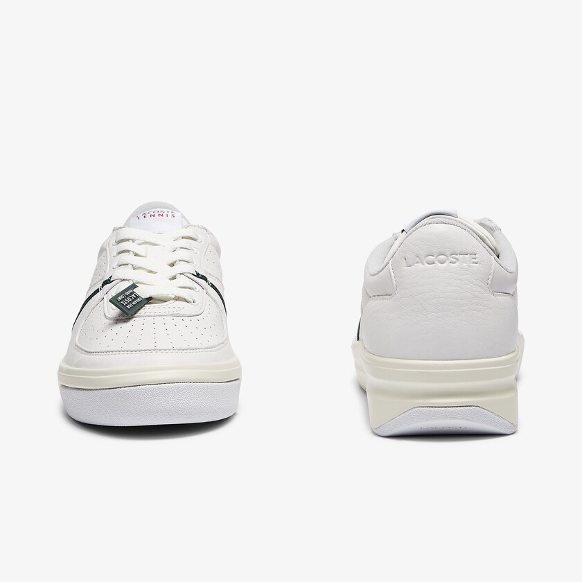 Men's Lacoste White / Beige Sneakers Quantace Leather PX1-58635N8
