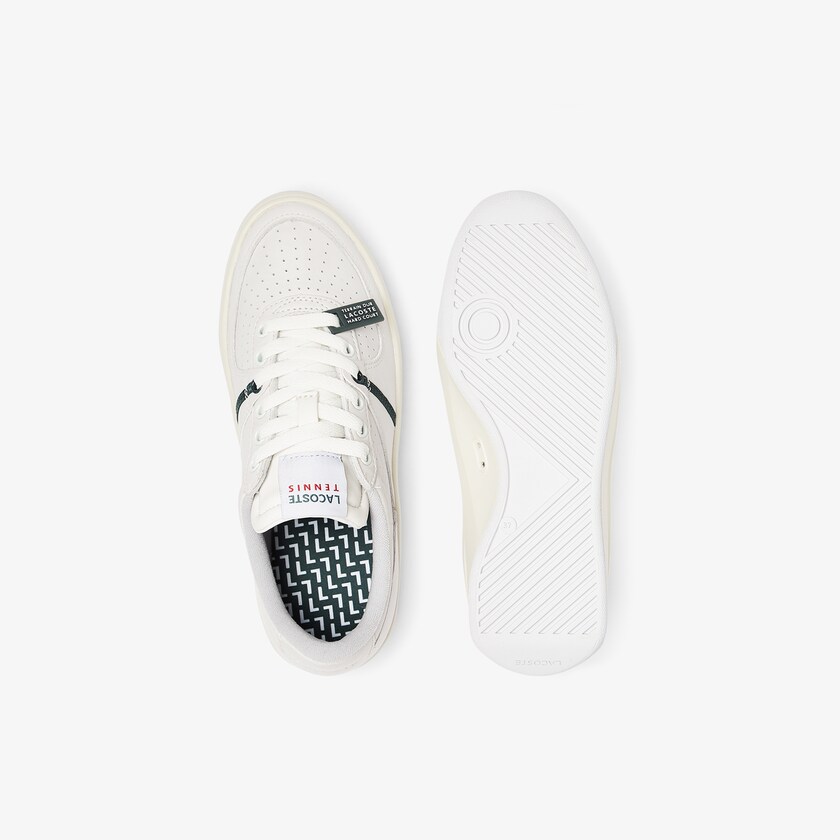 Women's Lacoste White / Beige Sneakers Quantace Leather CZ3-23652I3