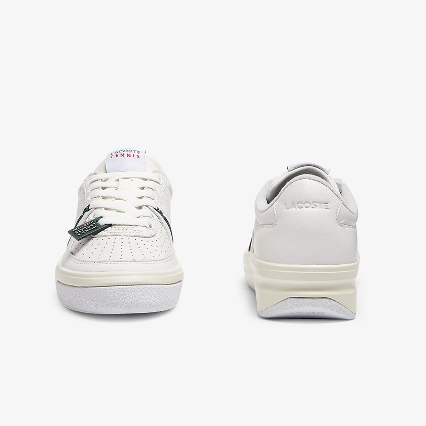 Women's Lacoste White / Beige Sneakers Quantace Leather CZ3-23652I3