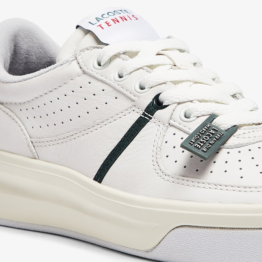 Women's Lacoste White / Beige Sneakers Quantace Leather CZ3-23652I3