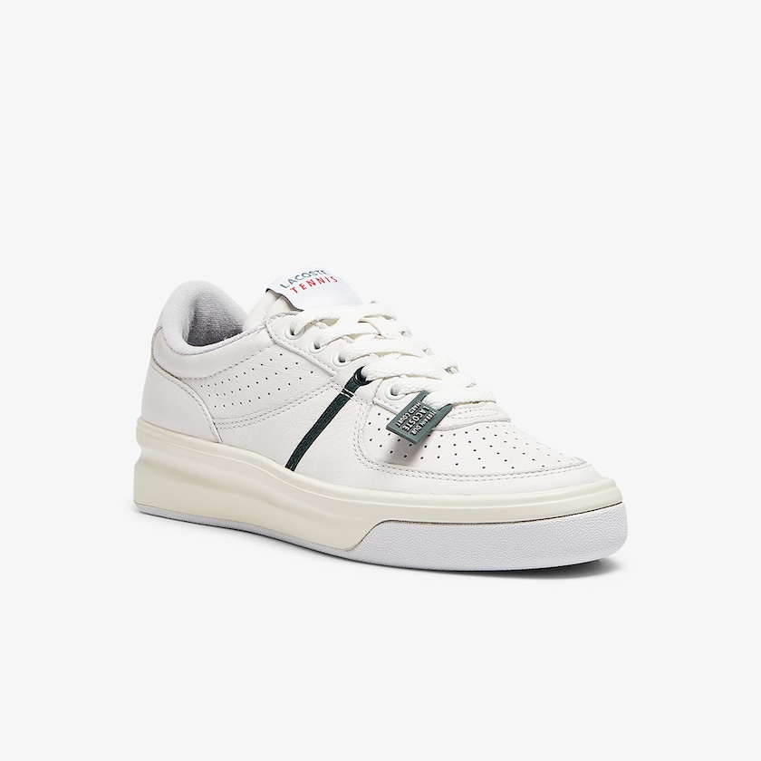 Women's Lacoste White / Beige Sneakers Quantace Leather CZ3-23652I3