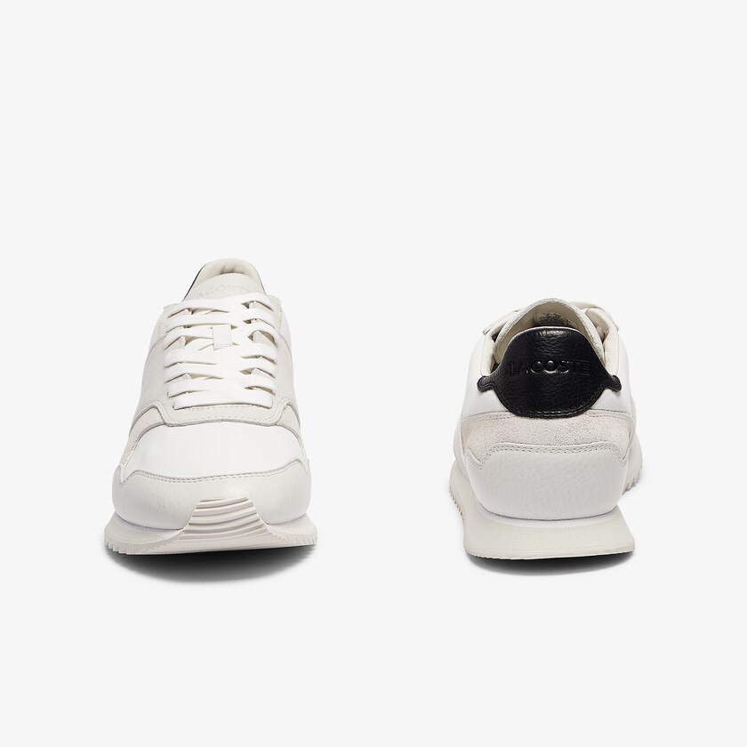 Men's Lacoste White / Black Sneakers Aesthet Luxe Leather BM2-30733R0