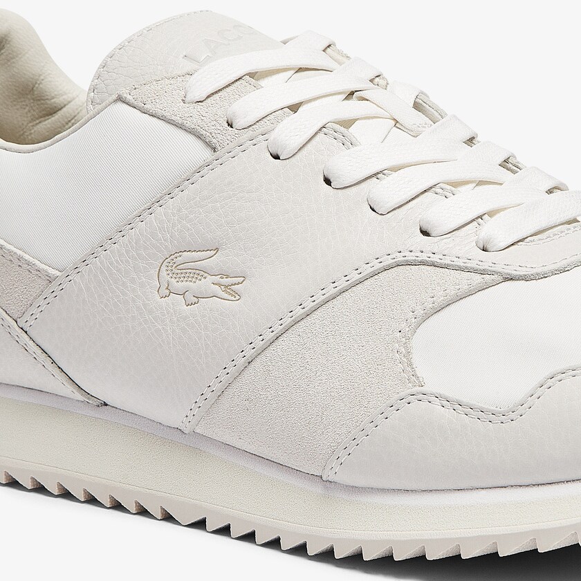 Men's Lacoste White / Black Sneakers Aesthet Luxe Leather BM2-30733R0