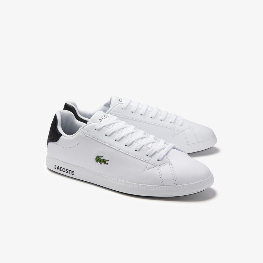 Men's Lacoste White / Black Sneakers Graduate Leather LN7-55015F6