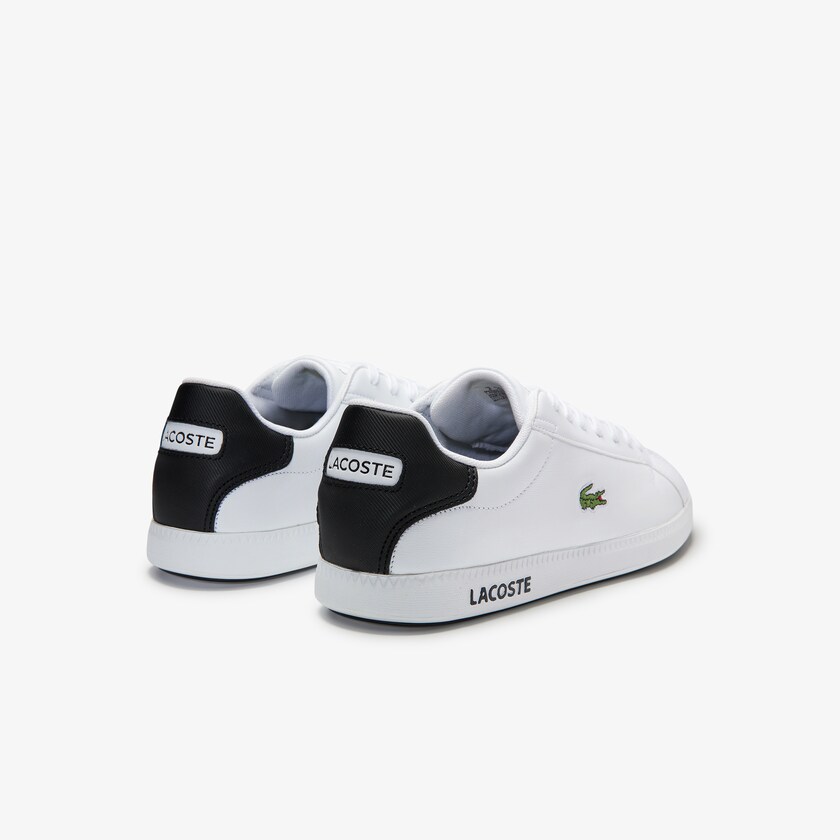 Men's Lacoste White / Black Sneakers Graduate Leather LN7-55015F6