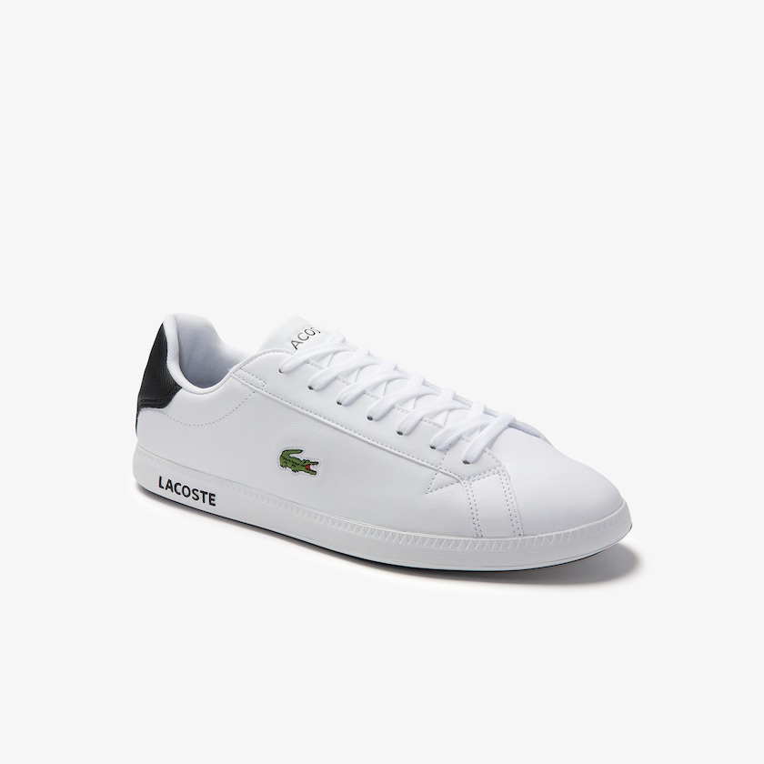 Men's Lacoste White / Black Sneakers Graduate Leather LN7-55015F6