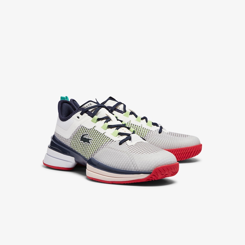 Women's Lacoste White / Coral Sneakers AG-LT 21 Ultra Textile ON3-42674S6