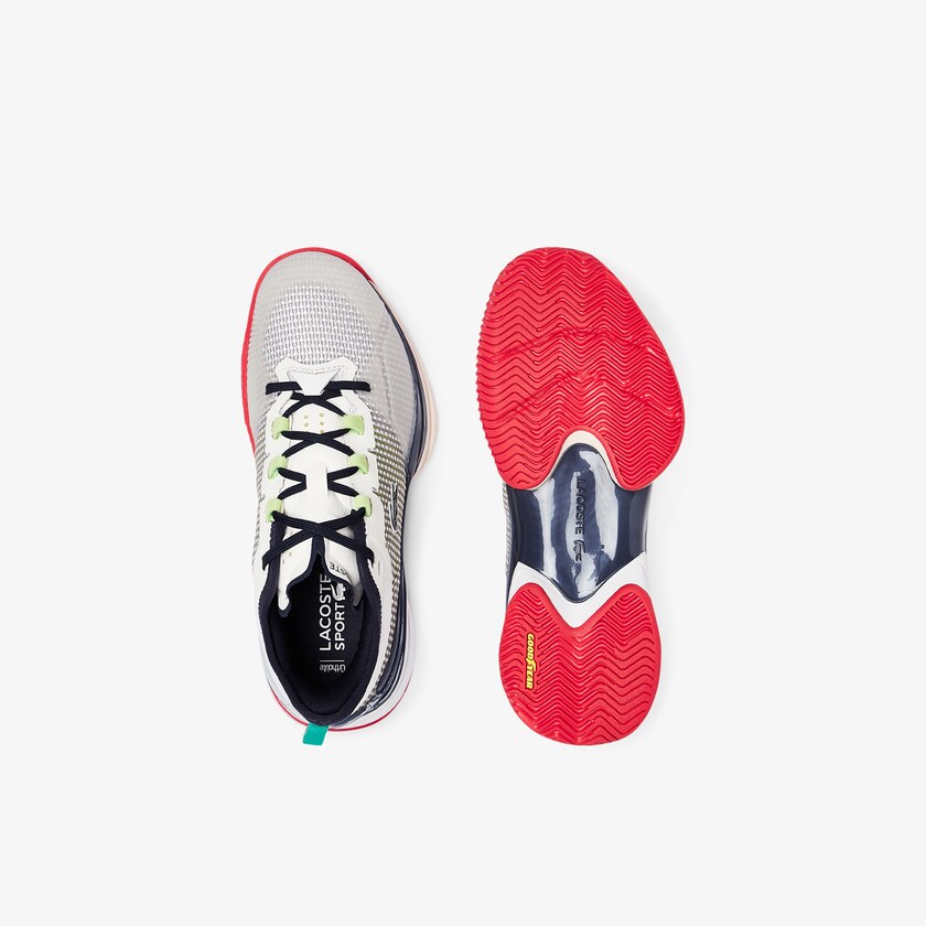 Women's Lacoste White / Coral Sneakers AG-LT 21 Ultra Textile ON3-42674S6