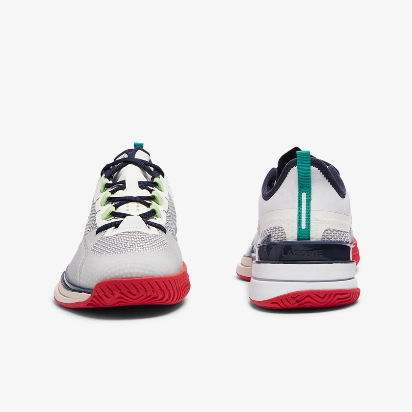Women's Lacoste White / Coral Sneakers AG-LT 21 Ultra Textile ON3-42674S6