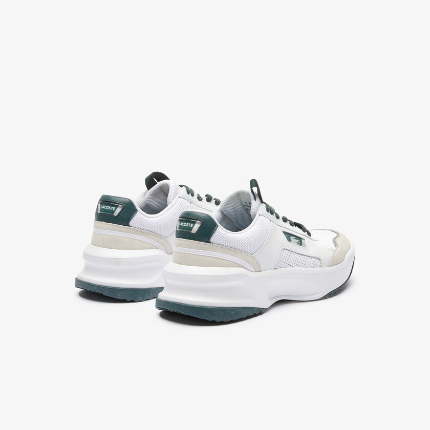 Men's Lacoste White / Dark Green Sneakers Ace Lift Colourblock Leather Reflective YV4-99609C4