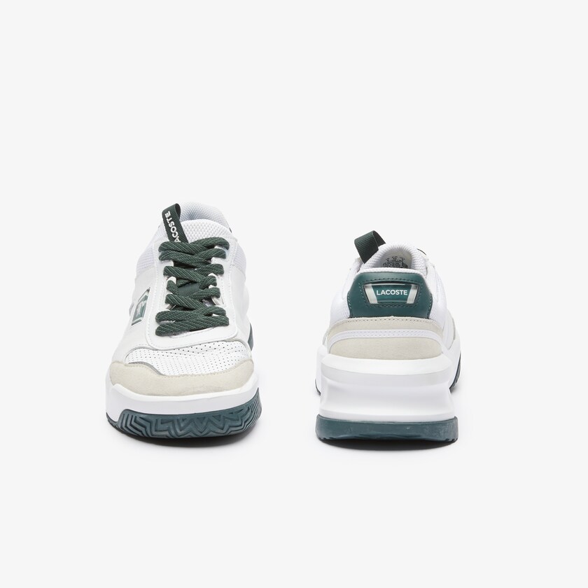 Men's Lacoste White / Dark Green Sneakers Ace Lift Colourblock Leather Reflective YV4-99609C4