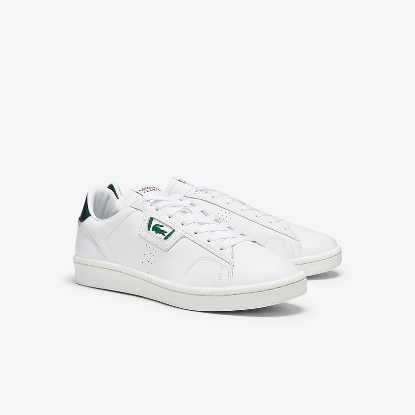 Men's Lacoste White / Dark Green Sneakers Masters Classic Leather VR1-33943A2