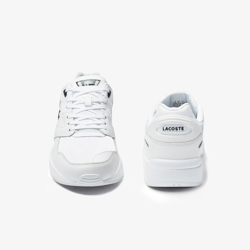 Men's Lacoste White / Dark Green Sneakers Storm 96 LO Textile and Leather IK0-43094U4
