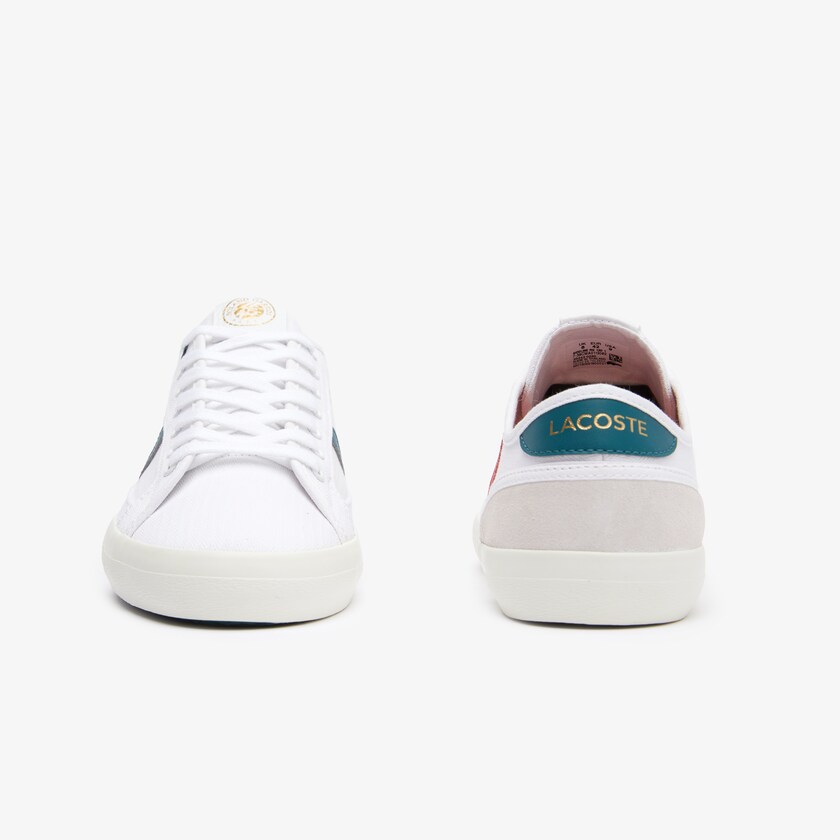 Men's Lacoste White / Green Sneakers Sideline Roland Garros YX1-69086H0