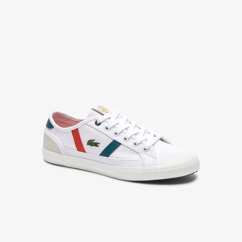 Women's Lacoste White / Green Sneakers Sideline Roland Garros AB1-38743C7
