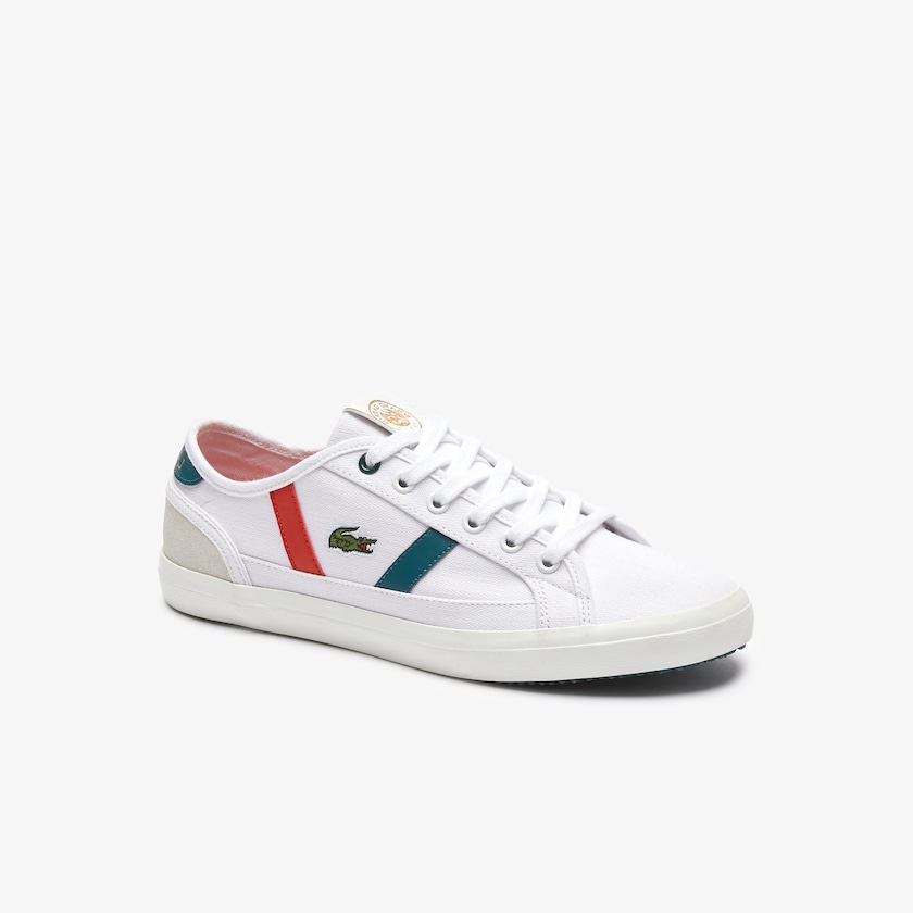 Women's Lacoste White / Green Sneakers Sideline Roland Garros AB1-38743C7