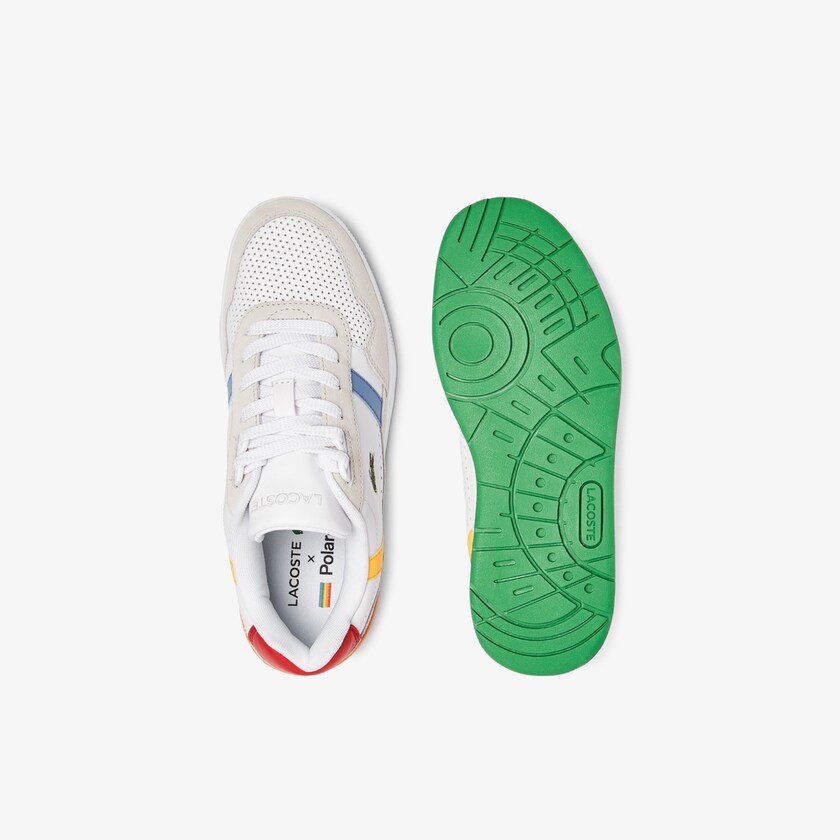 Men's Lacoste White / Green Sneakers T-Clip x Polaroid XS1-08920Z6