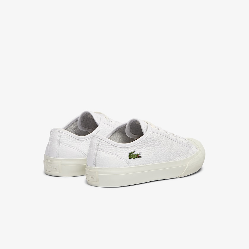 Men's Lacoste White / Grey Sneakers Topskill Leather MQ2-11431F2