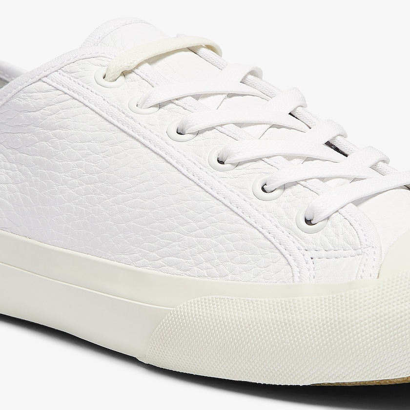 Men's Lacoste White / Grey Sneakers Topskill Leather MQ2-11431F2