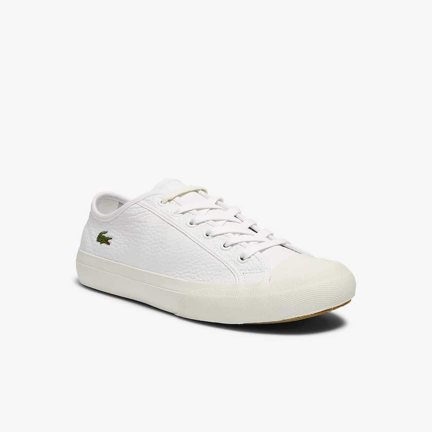 Men's Lacoste White / Grey Sneakers Topskill Leather MQ2-11431F2