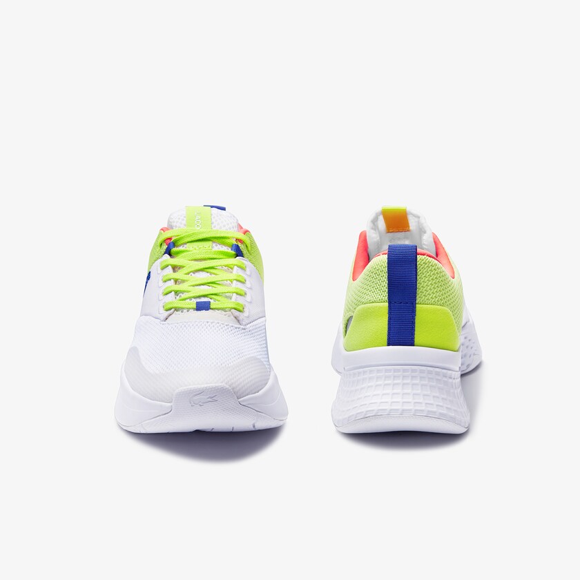 Women's Lacoste White / Light Green Sneakers Court-Drive Plus Textile DI7-63466P8