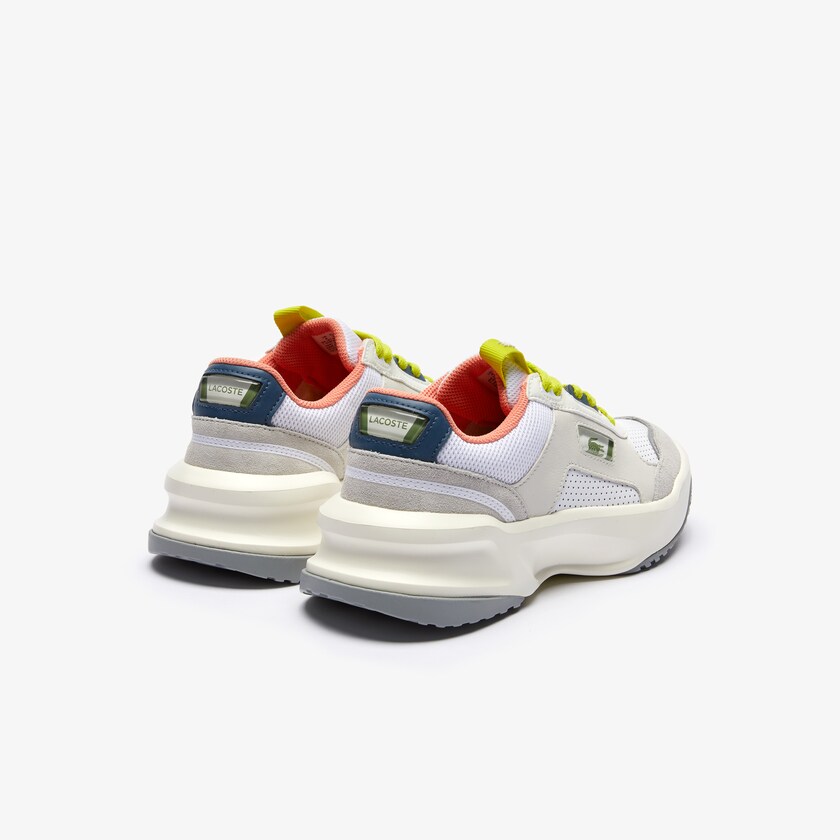 Women's Lacoste White / Light Grey Sneakers Ace Lift Leather and Suede UX8-30103N4