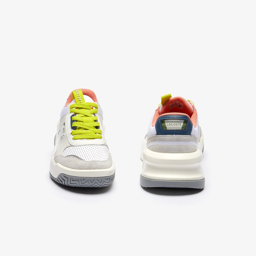 Women's Lacoste White / Light Grey Sneakers Ace Lift Leather and Suede UX8-30103N4