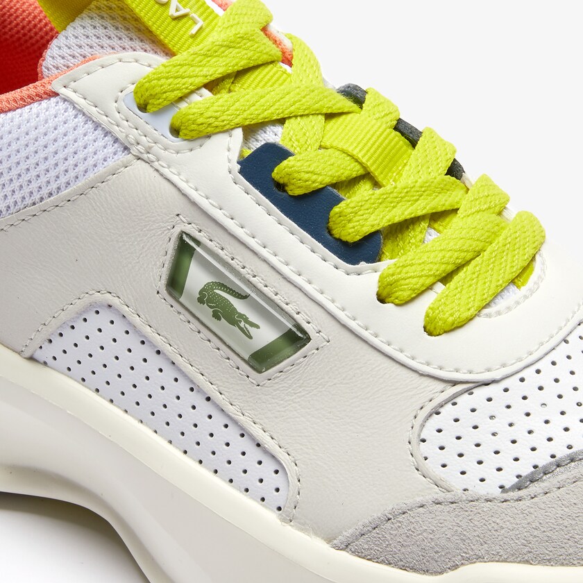 Women's Lacoste White / Light Grey Sneakers Ace Lift Leather and Suede UX8-30103N4