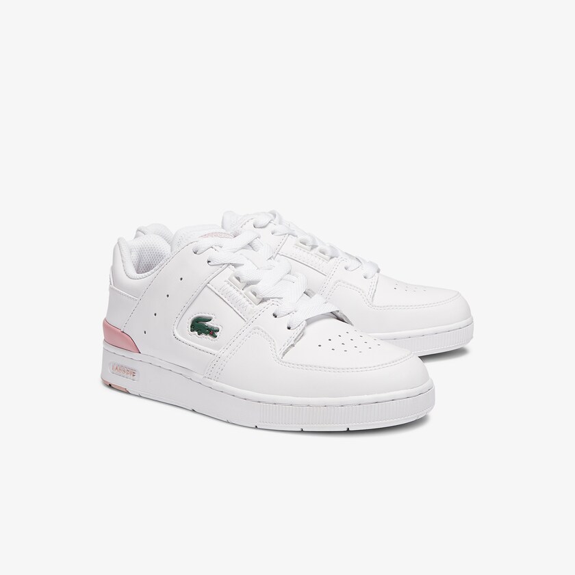 Women's Lacoste White / Light Pink Sneakers Court Cage Sneaker VV2-94999Z8