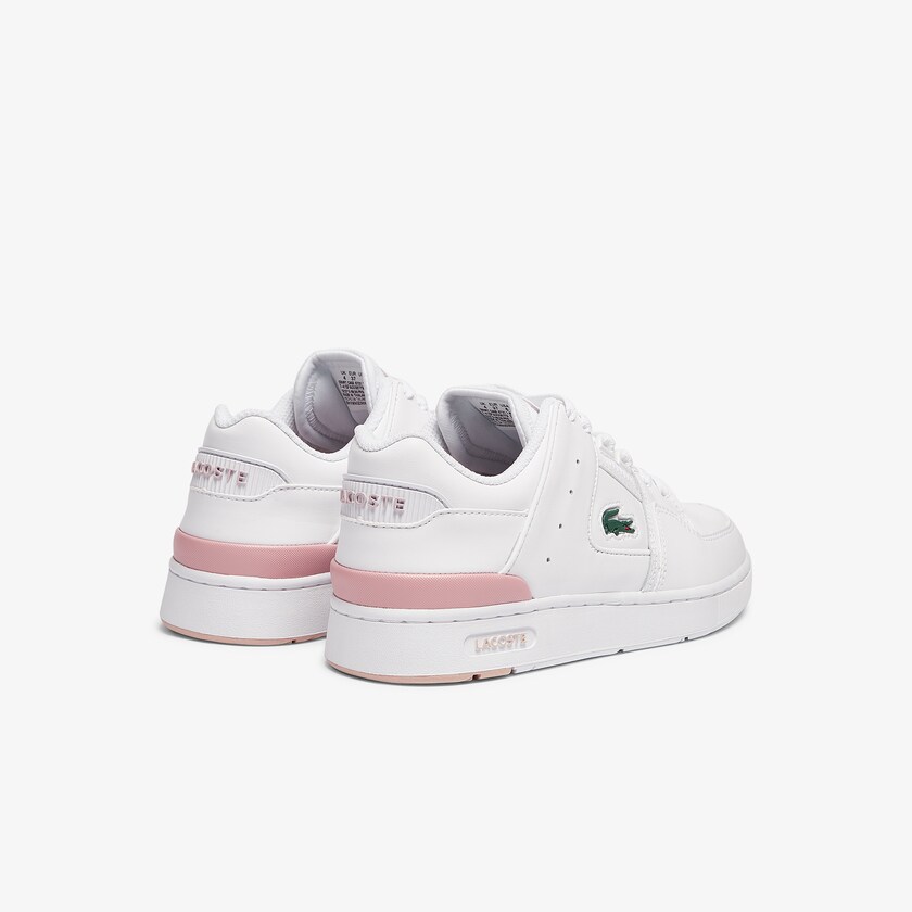 Women's Lacoste White / Light Pink Sneakers Court Cage Sneaker VV2-94999Z8
