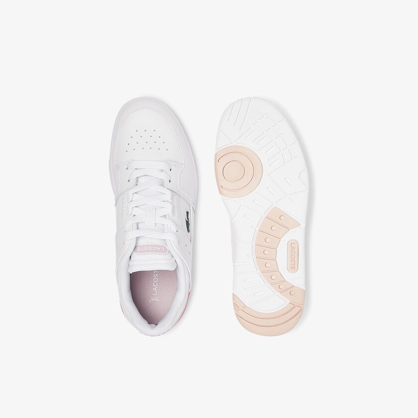 Women's Lacoste White / Light Pink Sneakers Court Cage Sneaker VV2-94999Z8