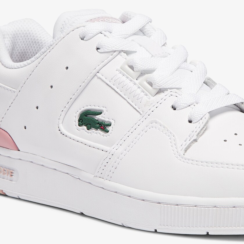 Women's Lacoste White / Light Pink Sneakers Court Cage Sneaker VV2-94999Z8