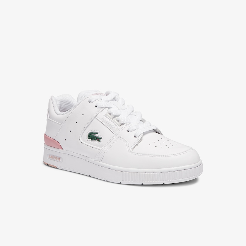 Women's Lacoste White / Light Pink Sneakers Court Cage Sneaker VV2-94999Z8