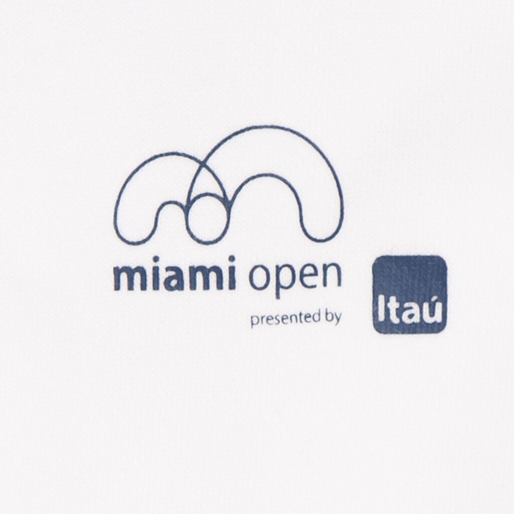 Women's Lacoste White / Navy Blue Sweatshirts SPORT Miami Open Print Fleece FB1-28042D0
