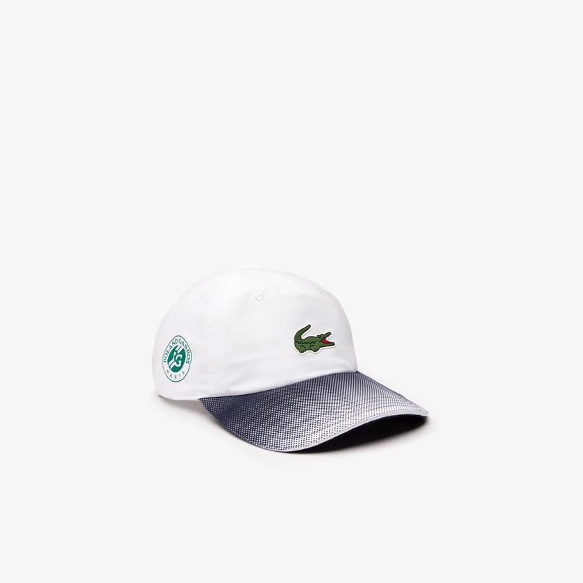 Men's Lacoste White / Navy Blue Caps SPORT Roland Garros Ombré GM0-64966Q2