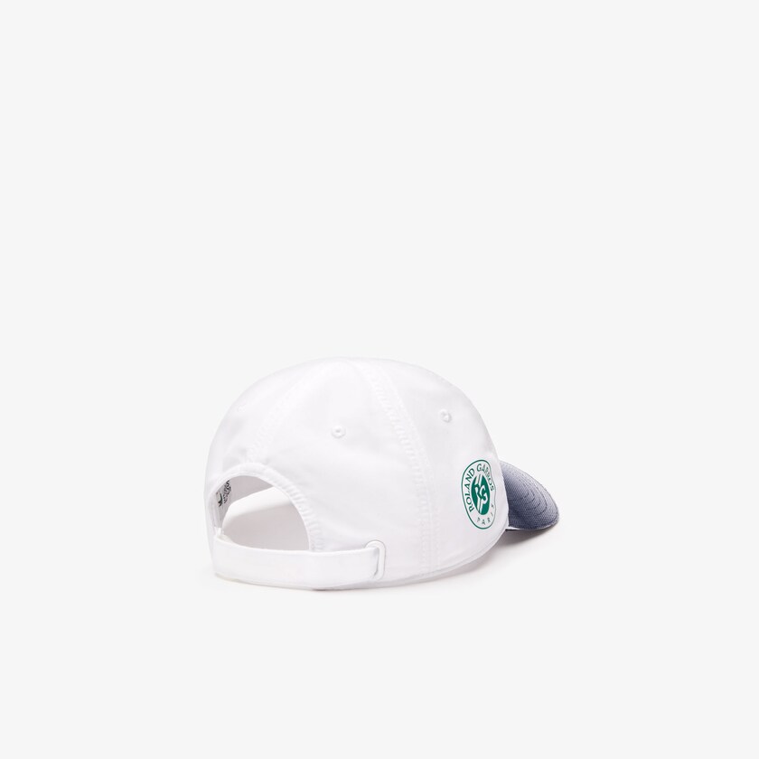 Men's Lacoste White / Navy Blue Caps SPORT Roland Garros Ombré GM0-64966Q2