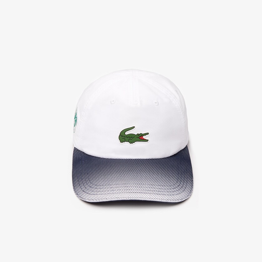 Men's Lacoste White / Navy Blue Caps SPORT Roland Garros Ombré GM0-64966Q2