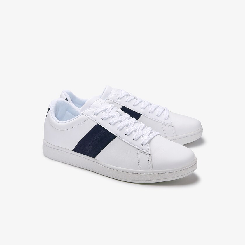 Men's Lacoste White / Navy Sneakers Carnaby Evo Pigmented Leather TF2-92849V6