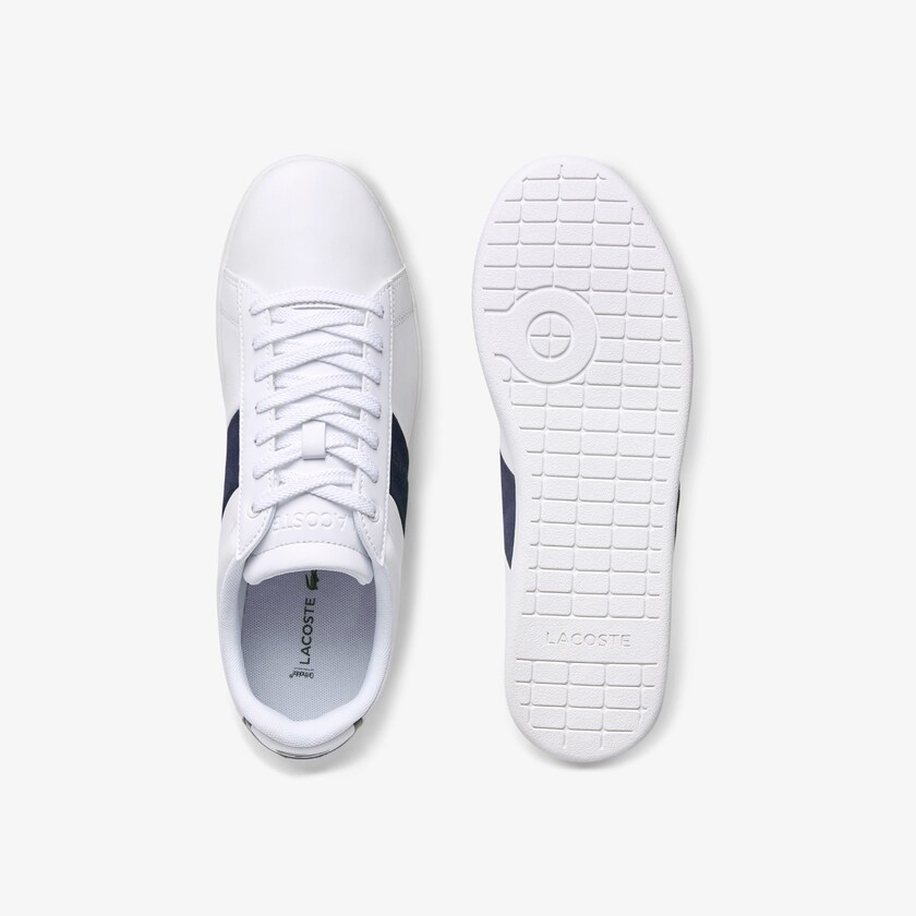 Men's Lacoste White / Navy Sneakers Carnaby Evo Pigmented Leather TF2-92849V6