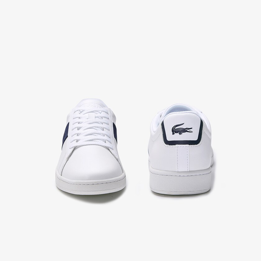 Men's Lacoste White / Navy Sneakers Carnaby Evo Pigmented Leather TF2-92849V6