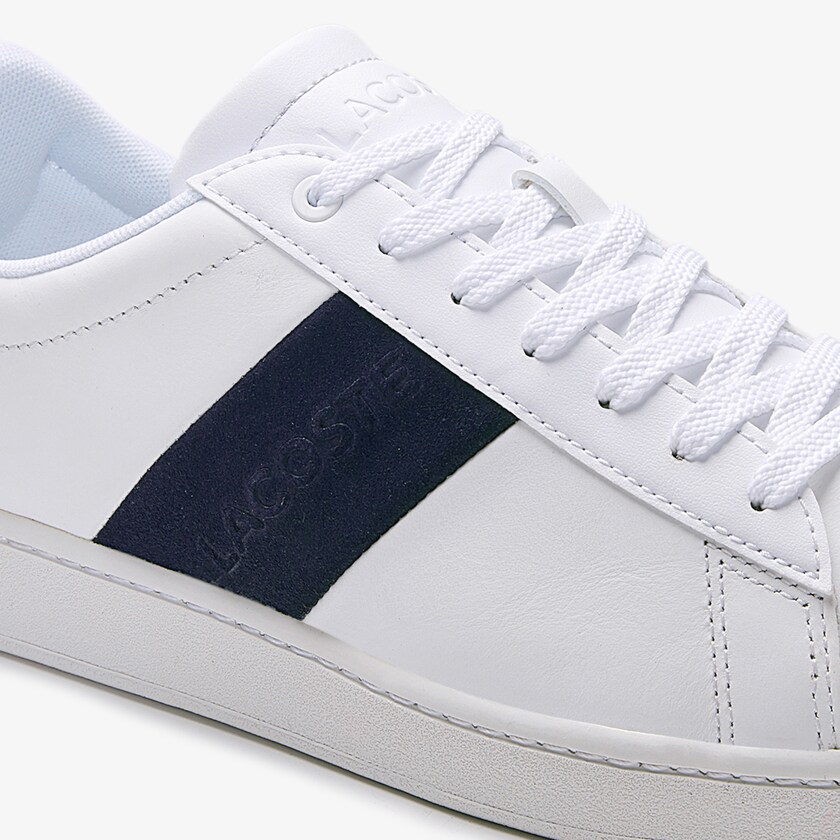 Men's Lacoste White / Navy Sneakers Carnaby Evo Pigmented Leather TF2-92849V6
